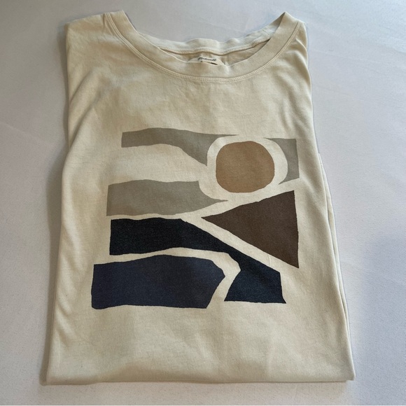 Madewell Oversized Graphic Tee, Size XL - Picture 4 of 5